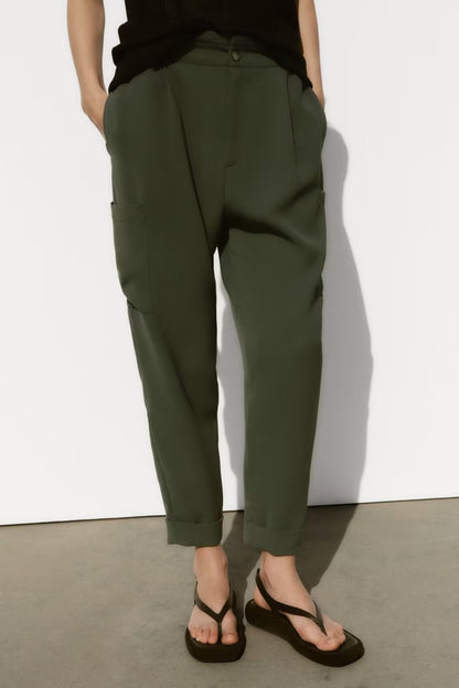 A Vintage Style Pants with Delicate Timeless Details