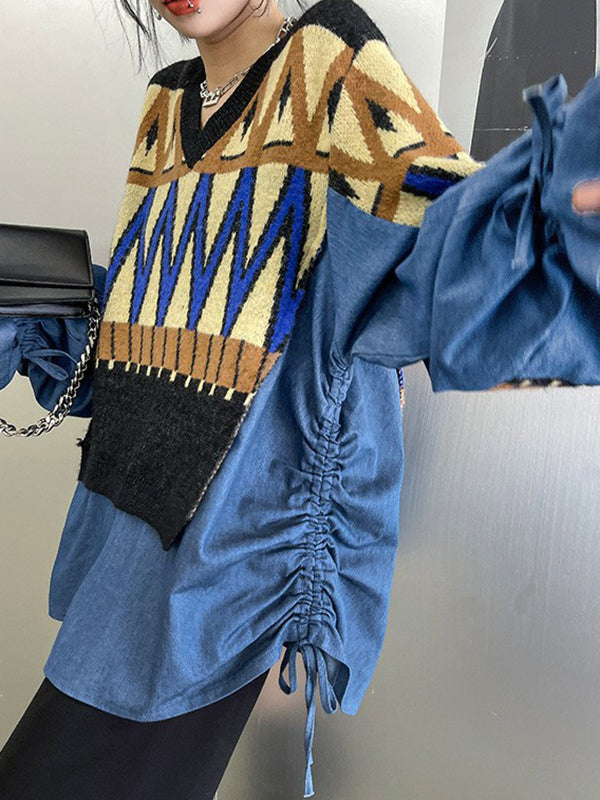 Classic Vintage Sweater with a Flattering Fit
