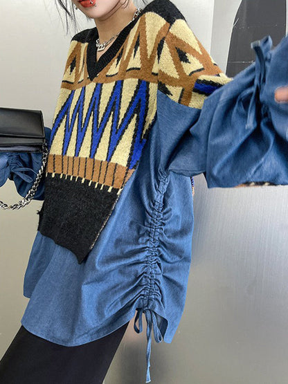 Classic Vintage Sweater with a Flattering Fit