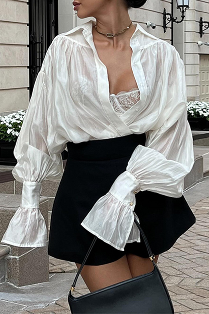 Vintage Inspired Blouse with a Contemporary Edge