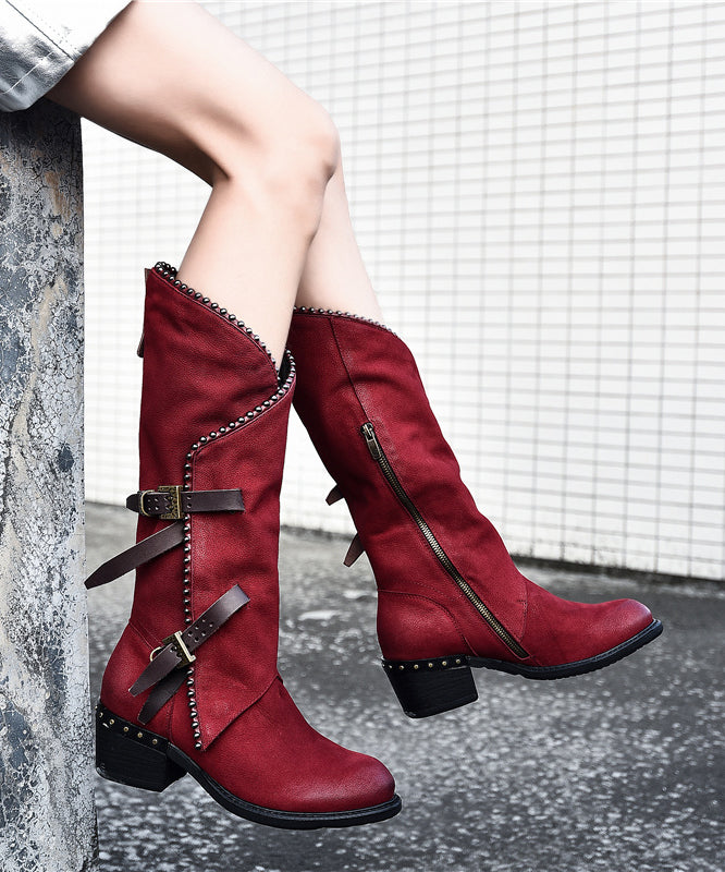 A Vintage Style Boots with Delicate Timeless Details
