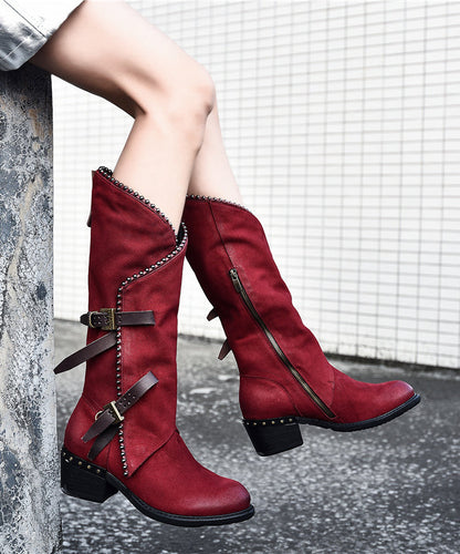 A Vintage Style Boots with Delicate Timeless Details