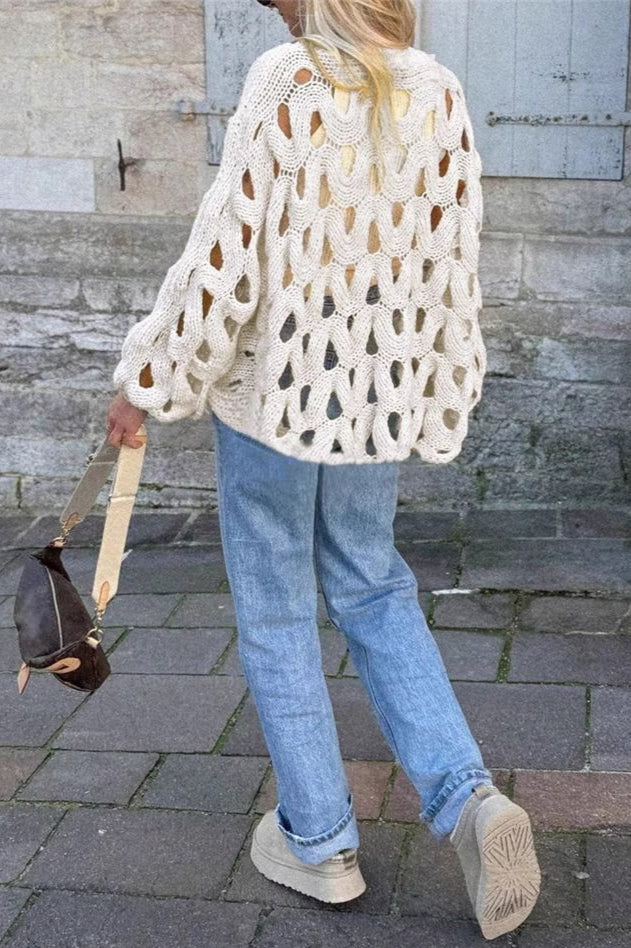 Vintage Inspired Sweater with a Contemporary Edge