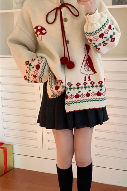 Classic Vintage Cardigan with a Flattering Fit