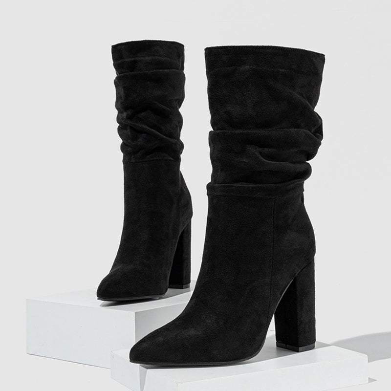 A Vintage Style Boots with Delicate Timeless Details