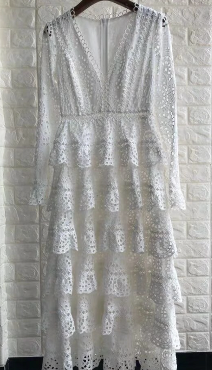 A Vintage Style Dress with Delicate Timeless Details