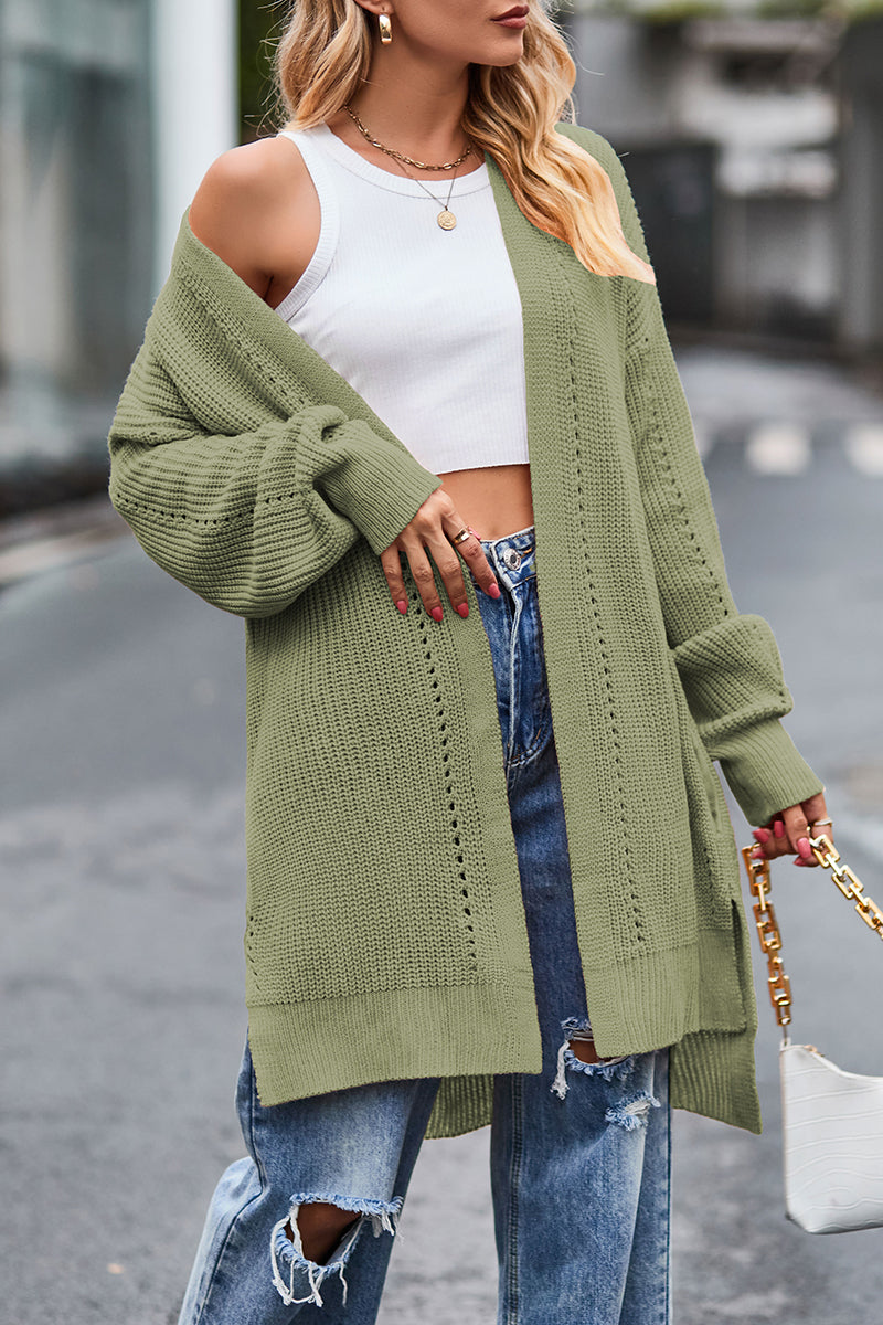 Well Tailored Cardigan with a Graceful Silhouette