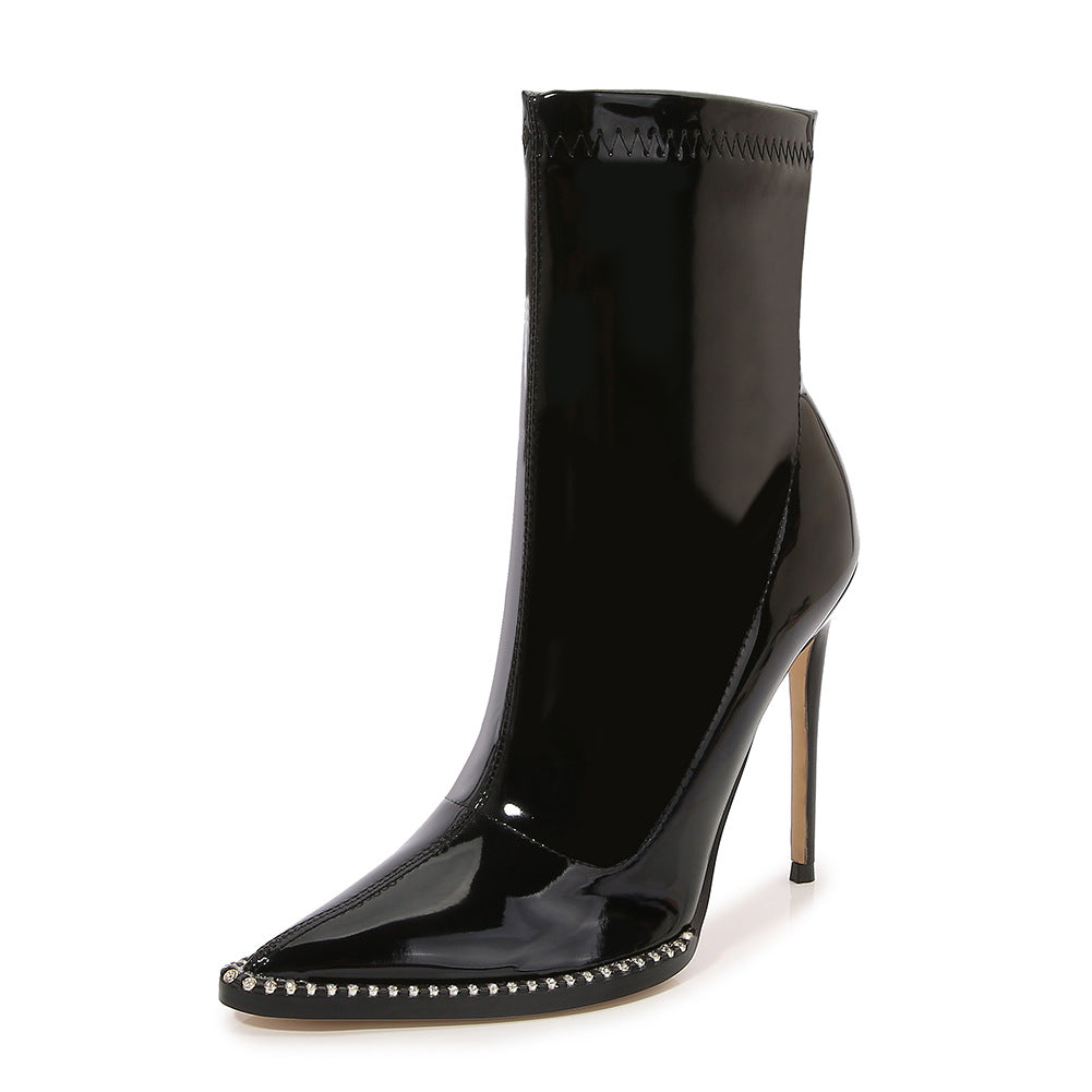 A Vintage Style Boots with Delicate Timeless Details