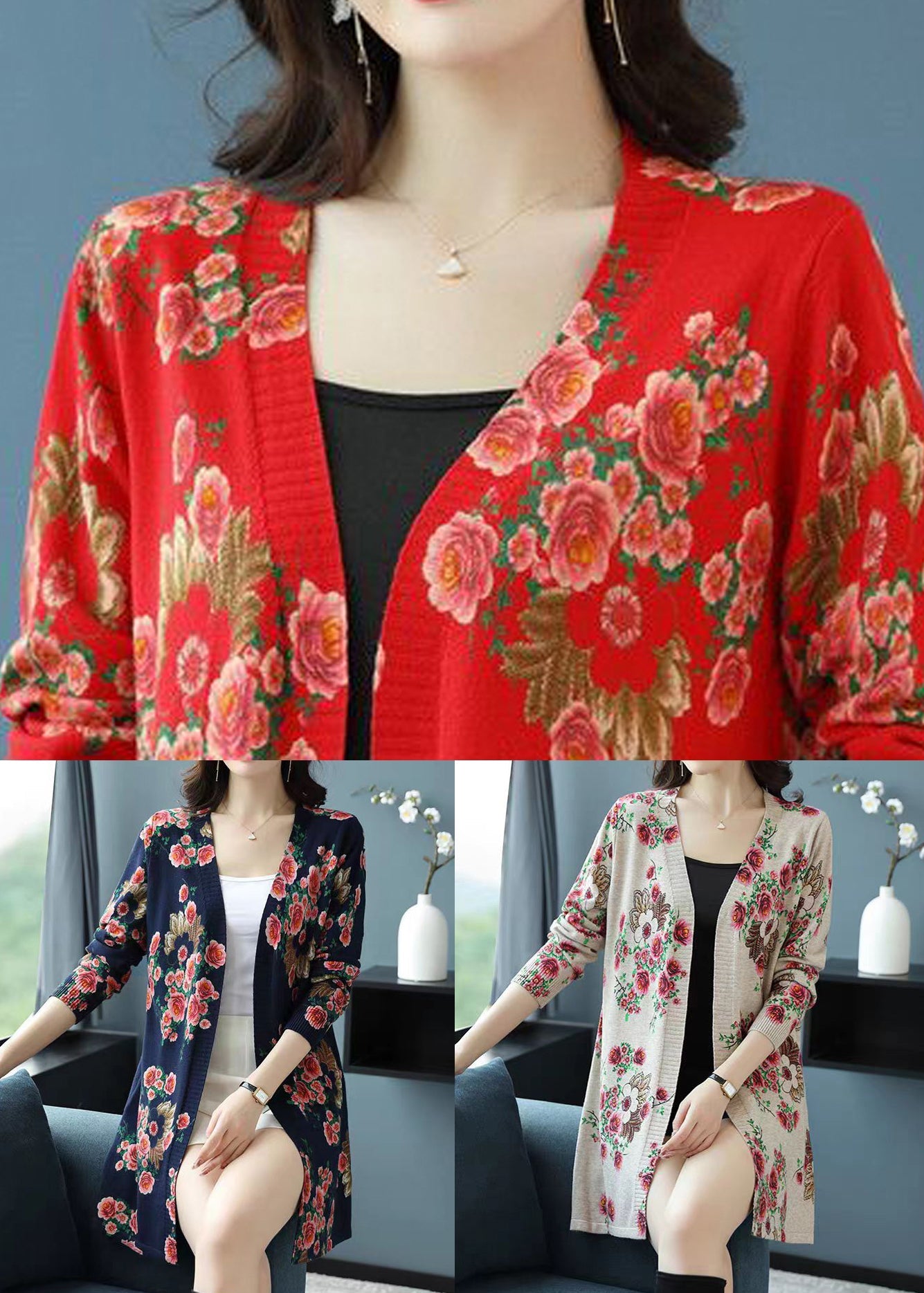 Vintage Inspired Cardigan with a Contemporary Edge