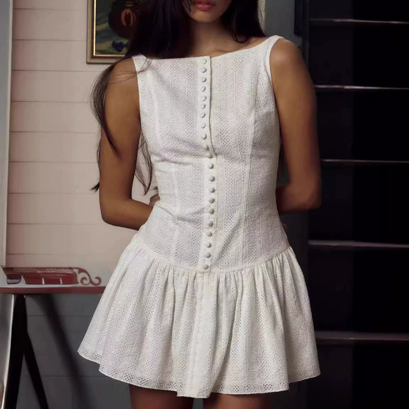 A Vintage Style Dress with Delicate Timeless Details