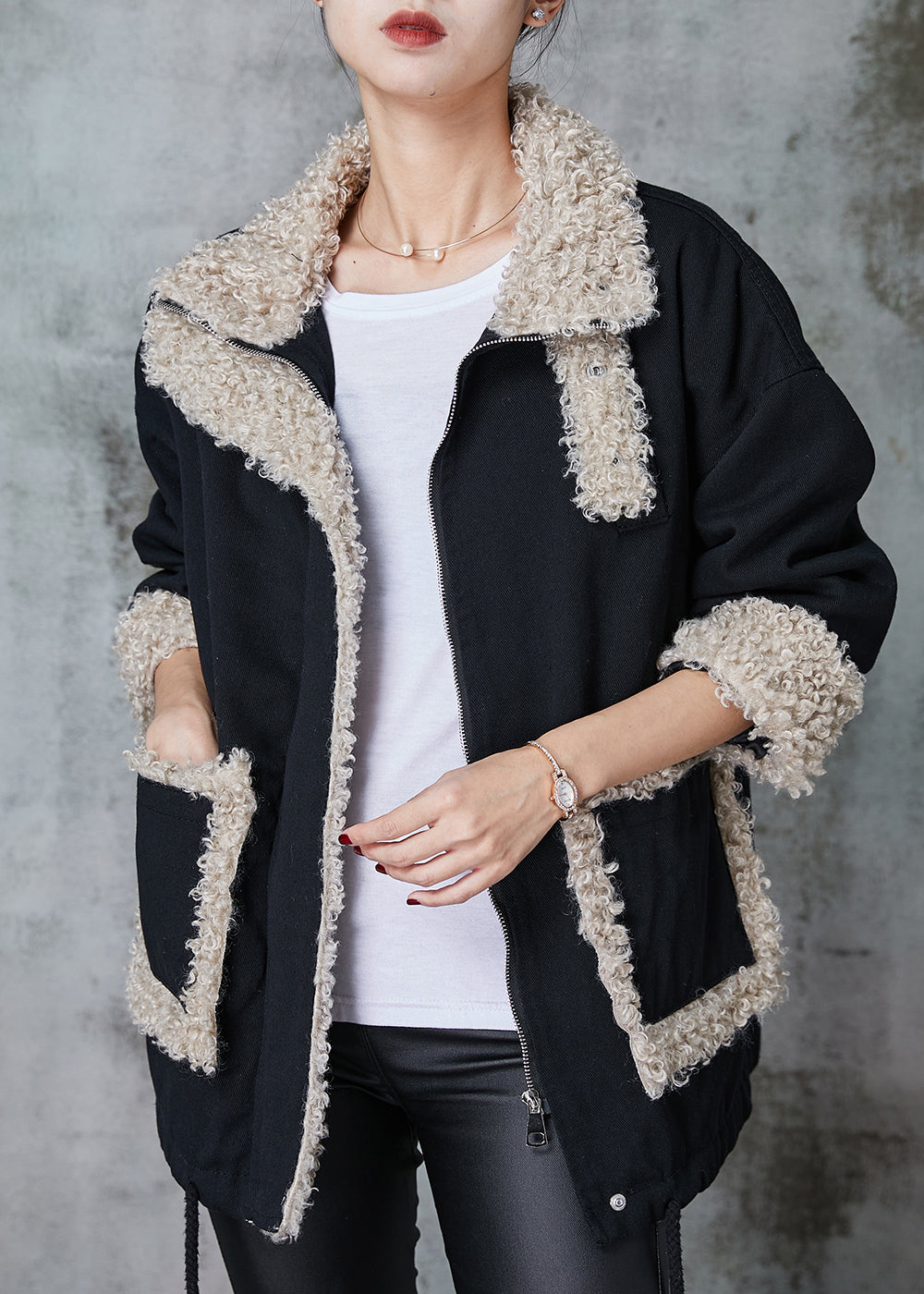A Vintage Style Coat with Delicate Timeless Details
