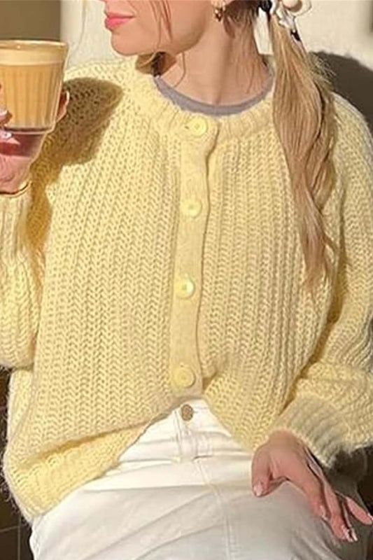 A Vintage Style Cardigan with Delicate Timeless Details