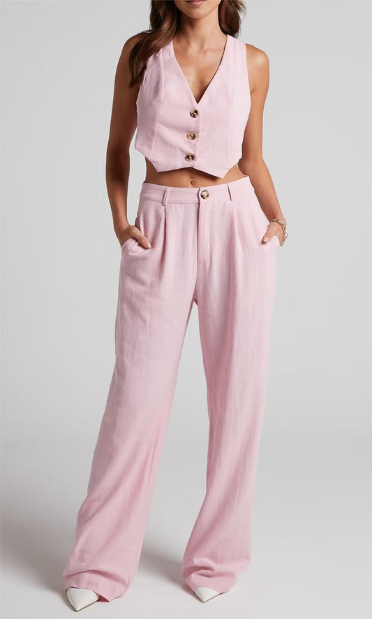 A Vintage Style Pants with Delicate Timeless Details