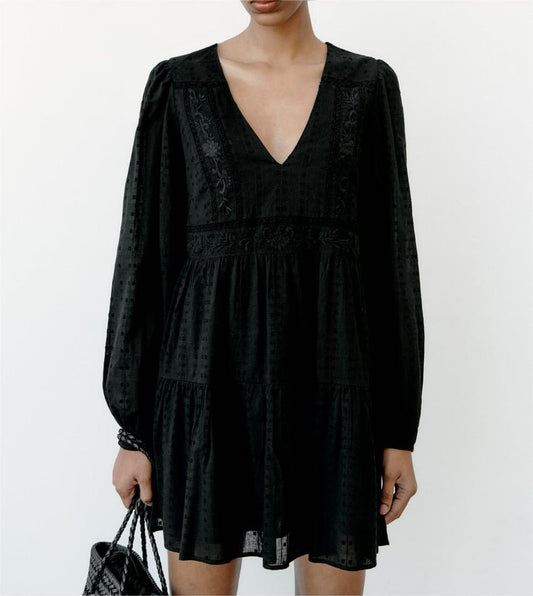 A Vintage Style Dress with Delicate Timeless Details