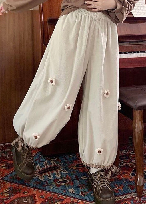 A Vintage Style Pants with Delicate Timeless Details