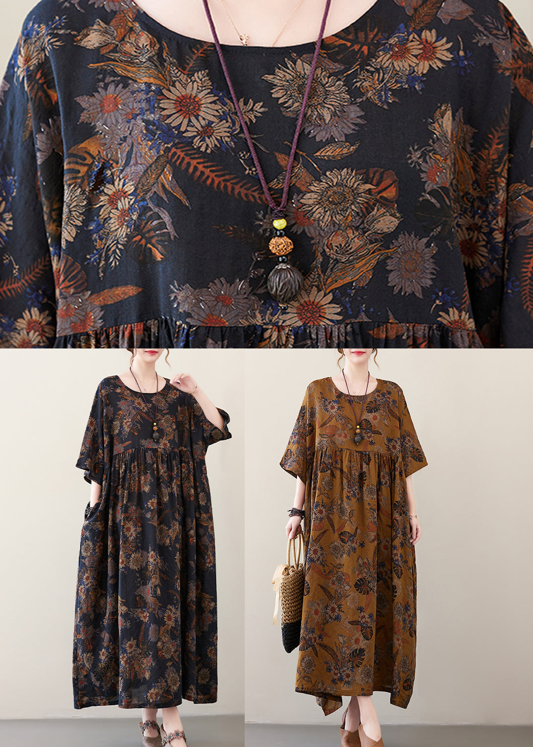 Classic Vintage Dress with a Flattering Fit