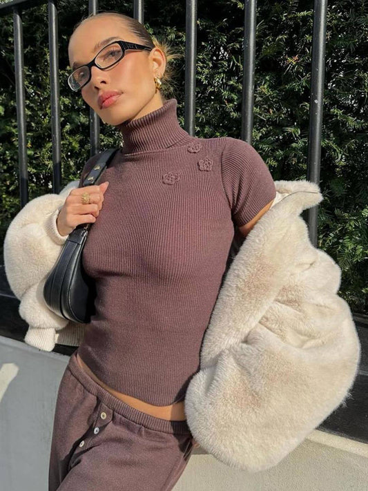 A Vintage Style Sweater with Delicate Timeless Details