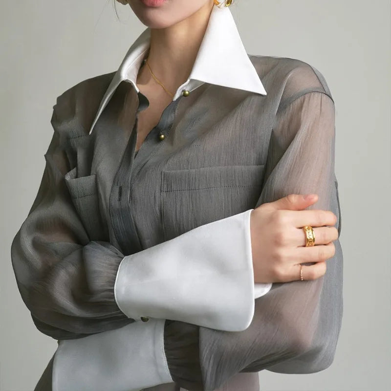 Sophisticated Blouse with a Clean Classic Look
