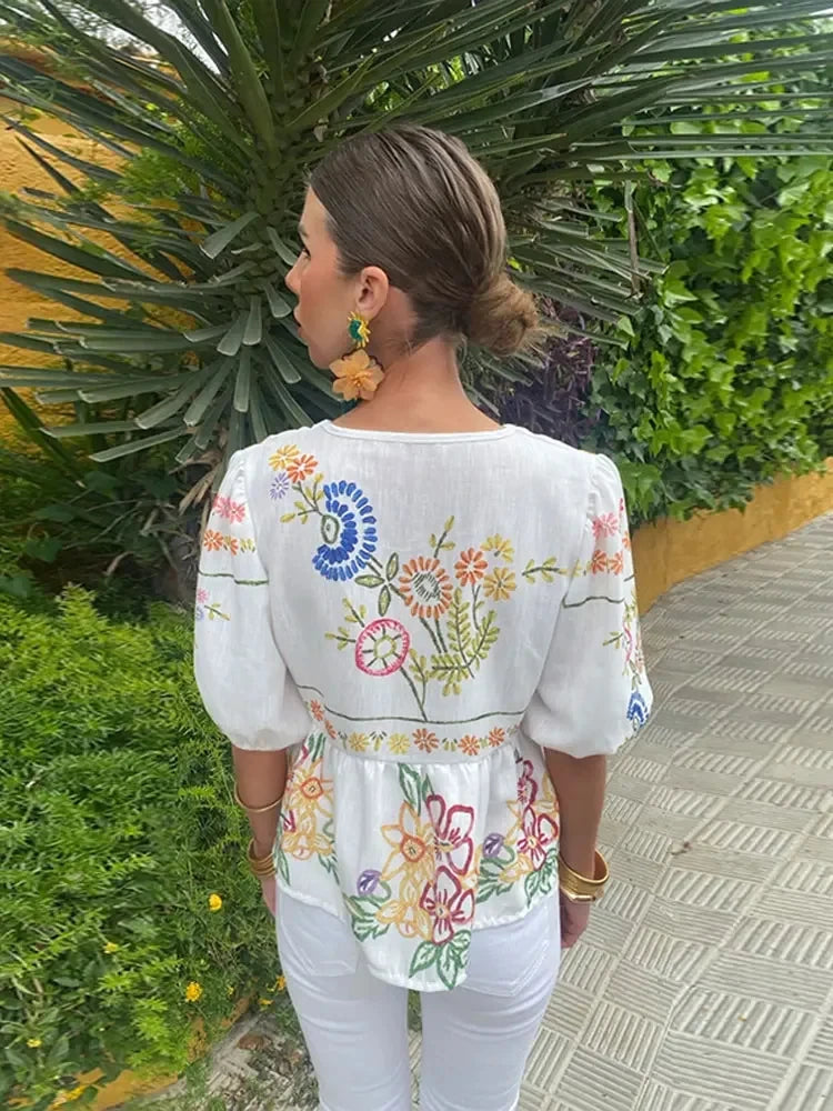 Vintage Inspired Blouse with a Contemporary Edge