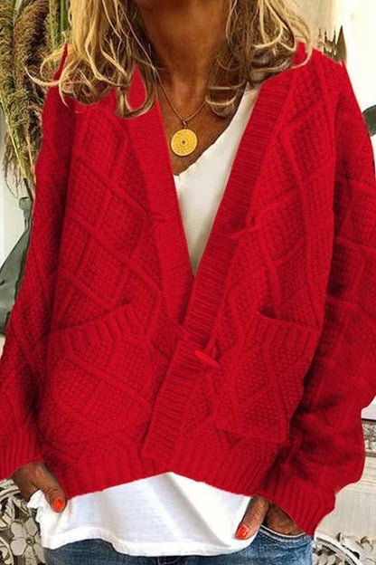 Classic Vintage Cardigan with a Flattering Fit