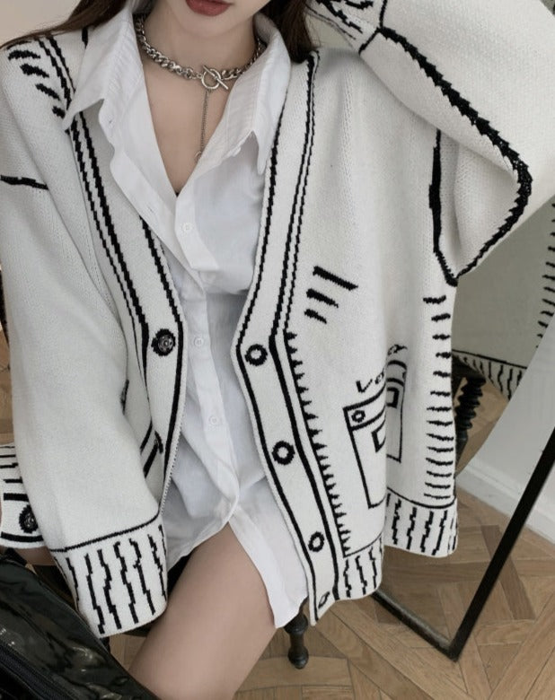 A Vintage Style Cardigan with Delicate Timeless Details