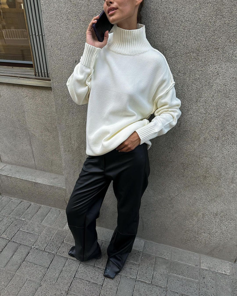 A Vintage Style Sweater with Delicate Timeless Details