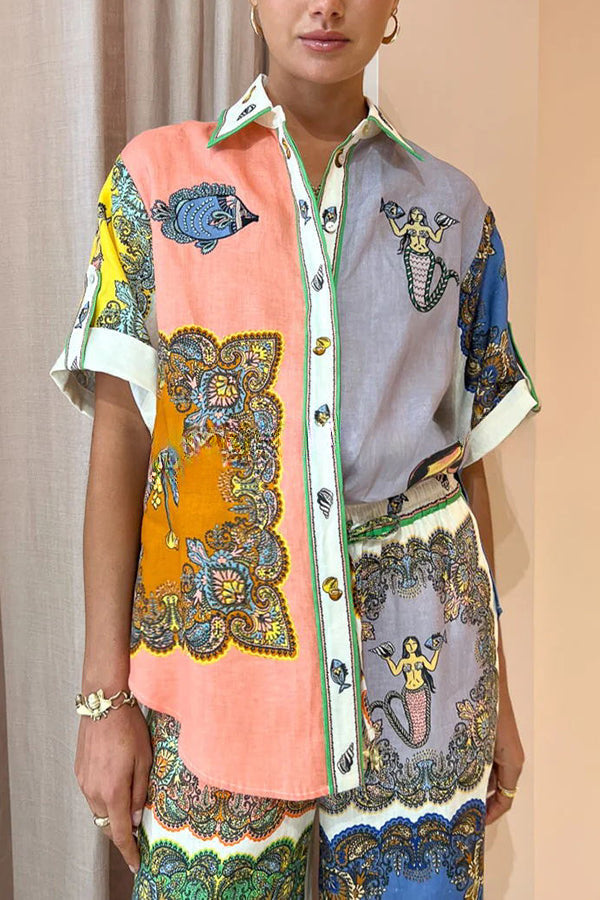 Classic Vintage Blouse with a Flattering Fit