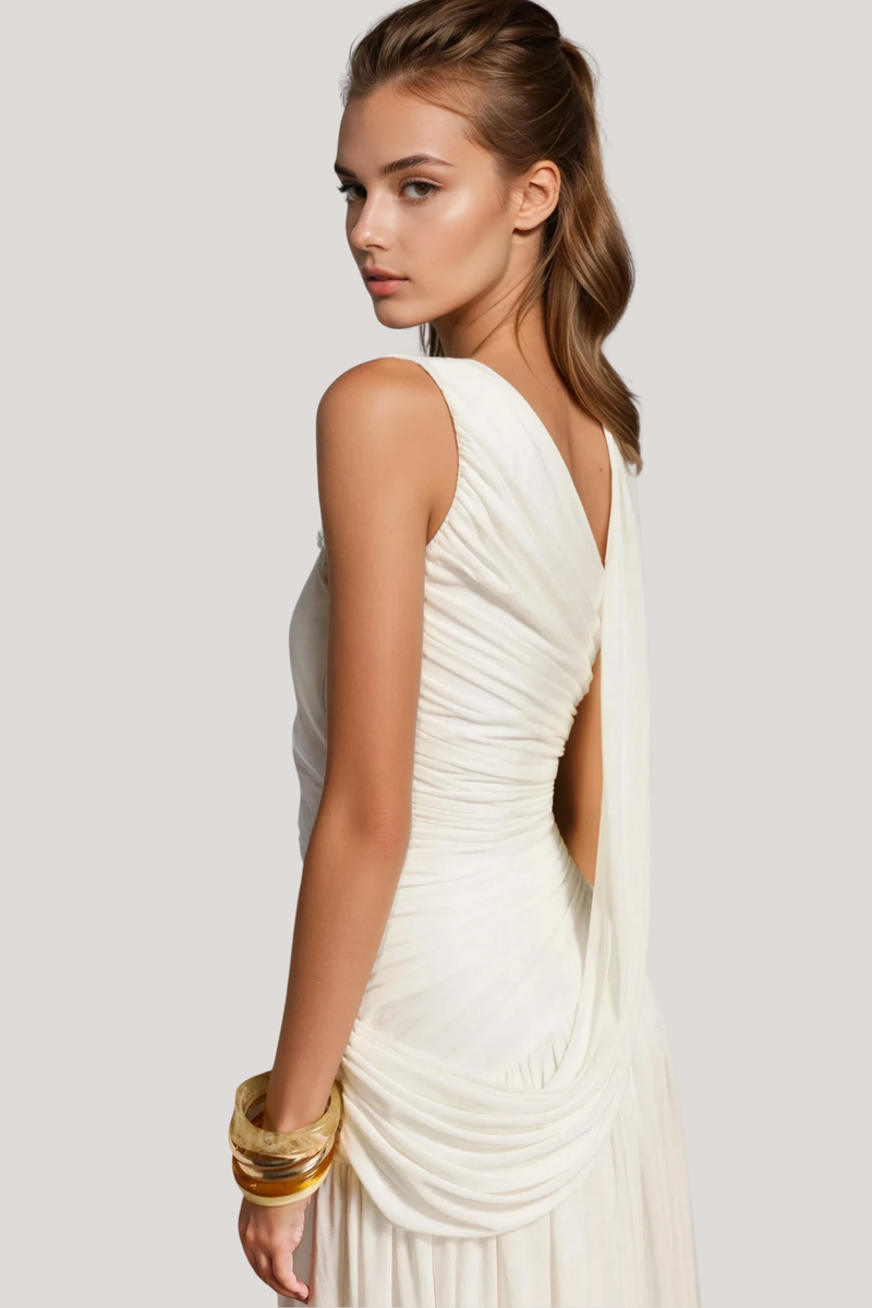 A Vintage Style Dress with Delicate Timeless Details