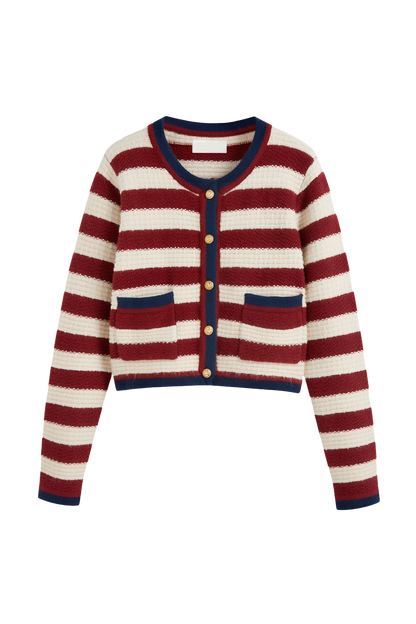 Well Tailored Cardigan with a Graceful Silhouette