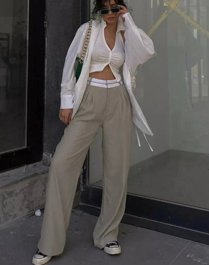 A Vintage Style Pants with Delicate Timeless Details