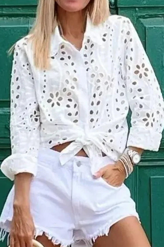 A Vintage Style Blouse with Delicate Timeless Details