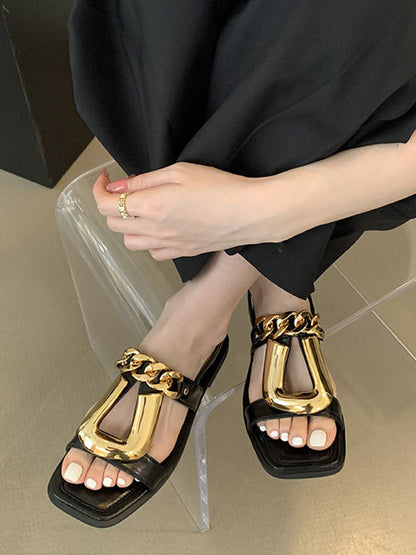 Sophisticated Sandals with a Clean Classic Look