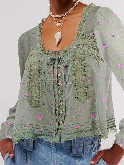 Vintage Inspired Blouse with a Contemporary Edge