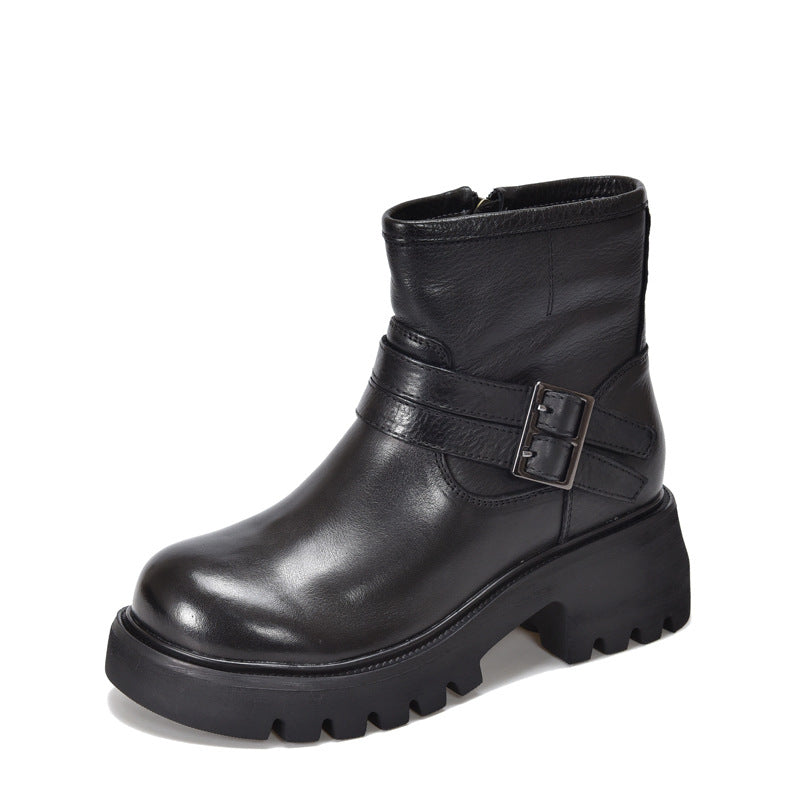 A Vintage Style Boots with Delicate Timeless Details