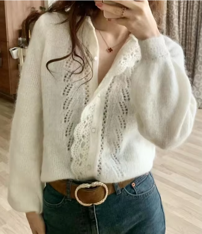 Vintage Inspired Sweater with a Contemporary Edge