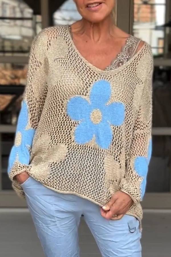 Vintage Inspired Sweater with a Contemporary Edge
