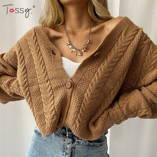 Classic Vintage Cardigan with a Flattering Fit