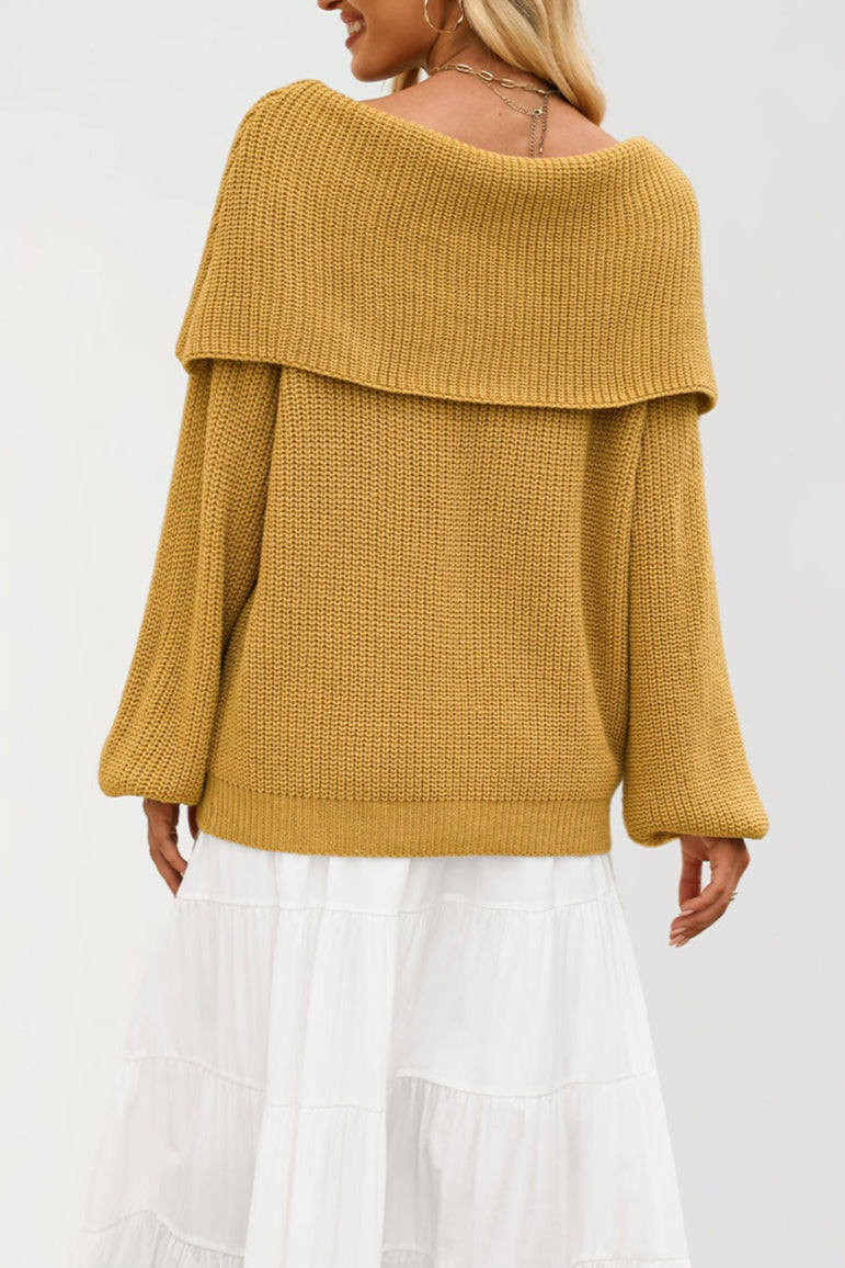 Well Tailored Sweater with a Graceful Silhouette
