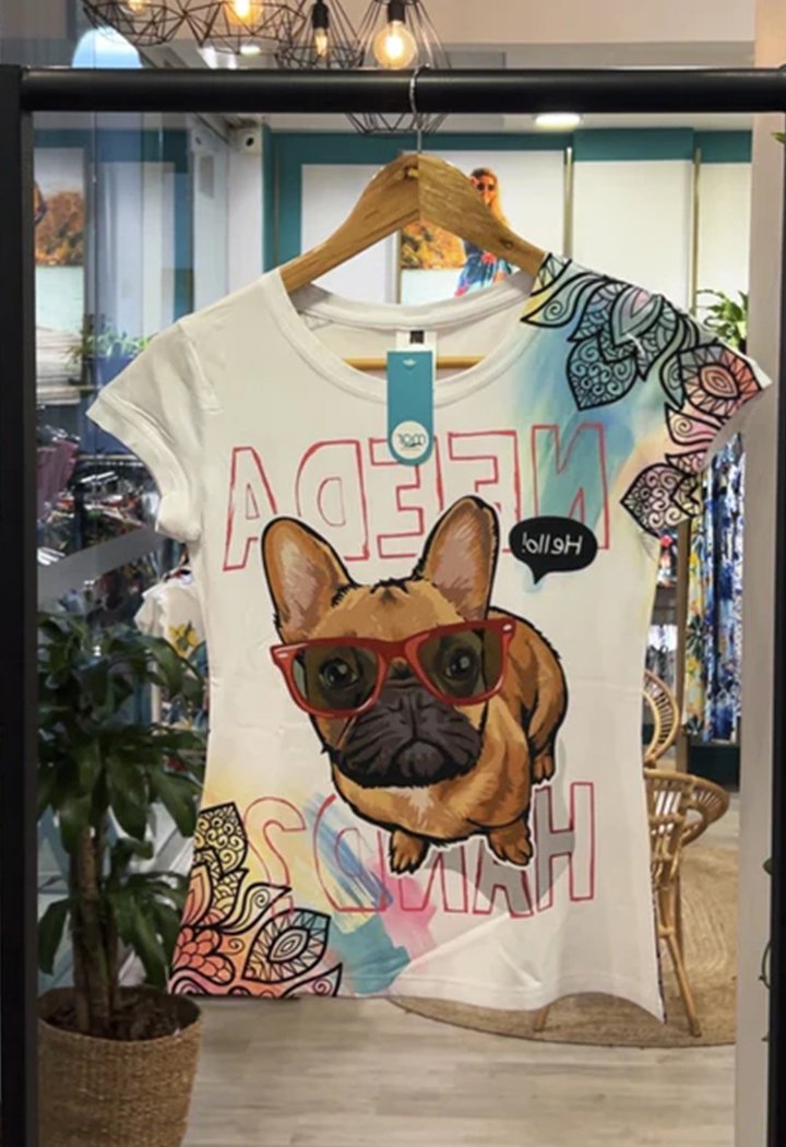 A Vintage Style T-Shirt with Delicate Timeless Details