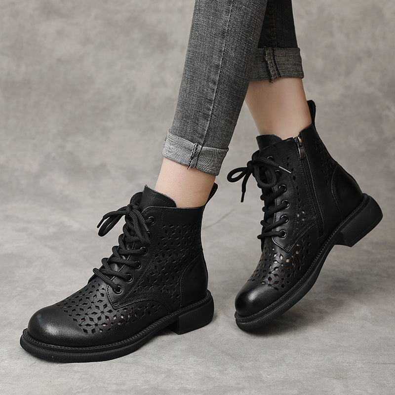 A Vintage Style Boots with Delicate Timeless Details