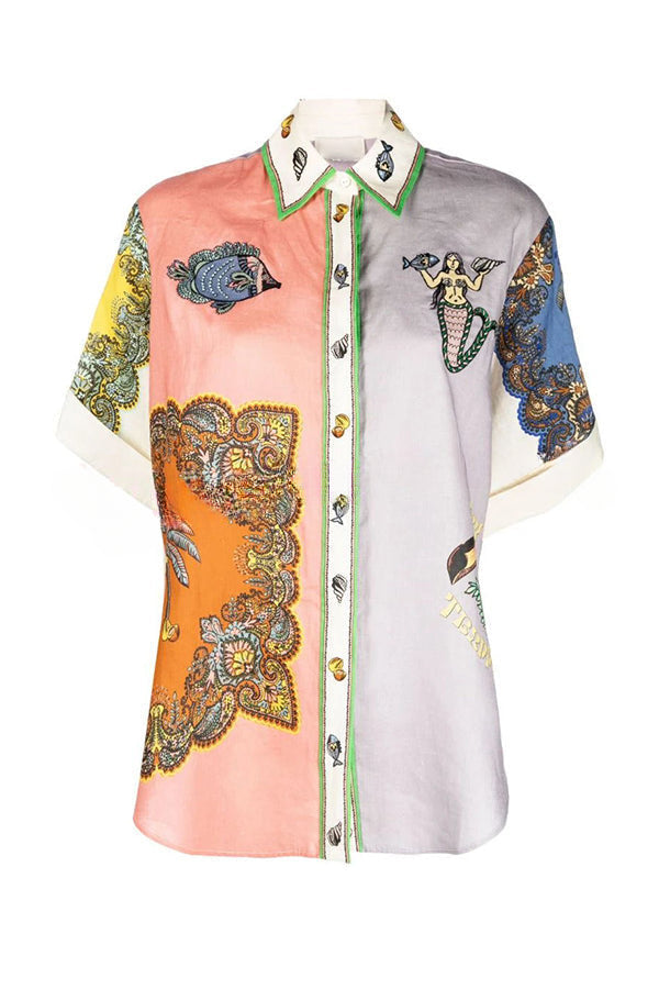 Classic Vintage Blouse with a Flattering Fit