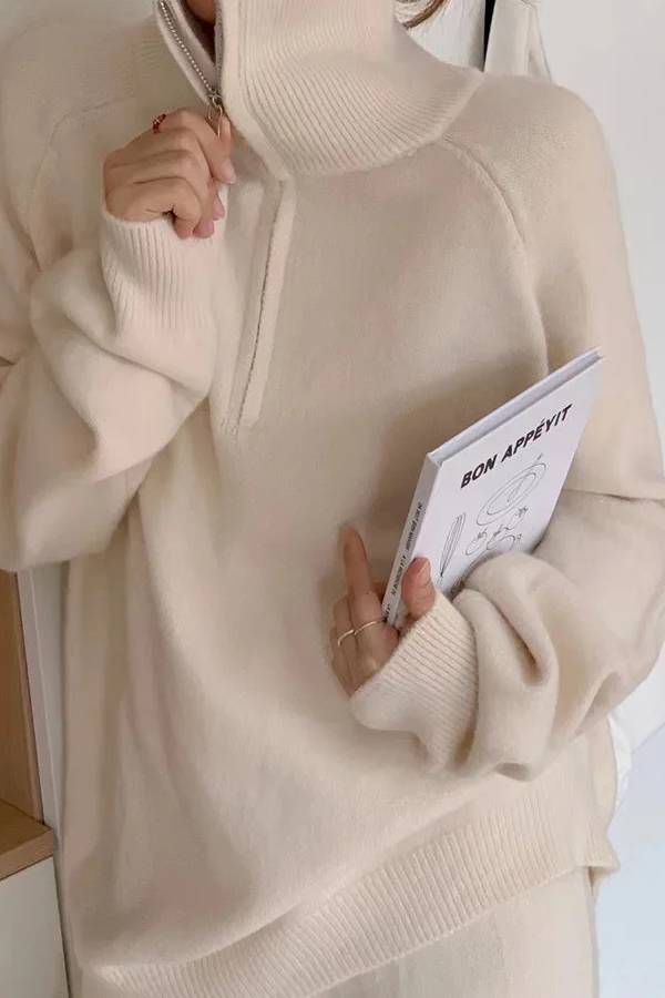 Beautifully Finished Sweater in a Timeless Design