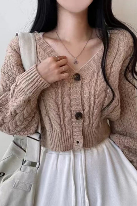 Classic Vintage Cardigan with a Flattering Fit
