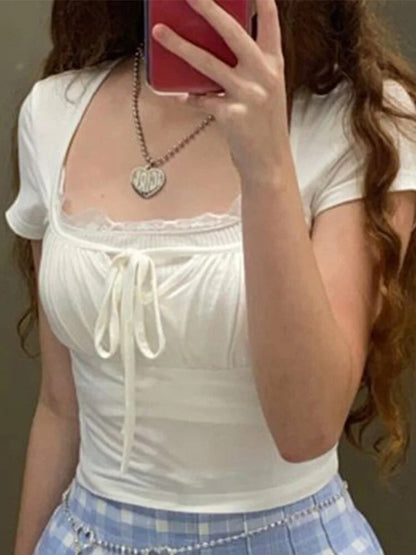 A Vintage Style T-Shirt with Delicate Timeless Details