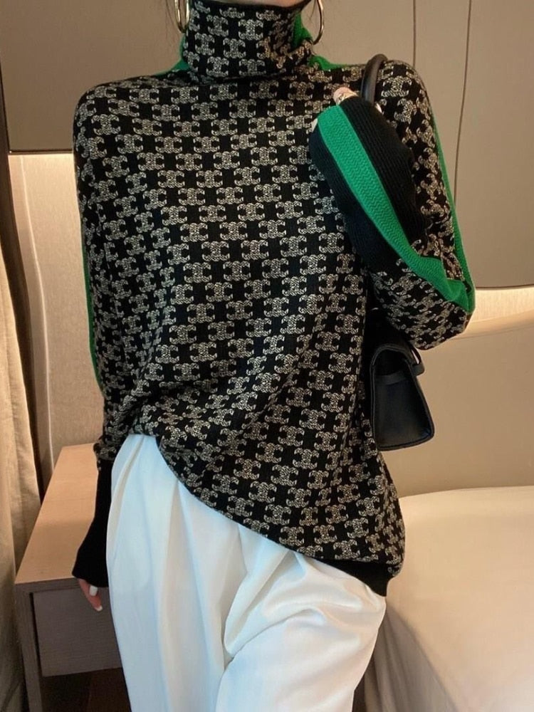 Vintage Inspired Sweater with a Contemporary Edge