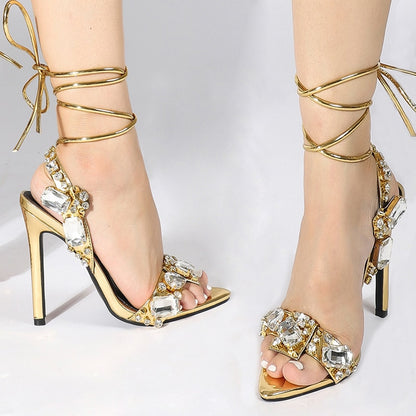 A Vintage Style Sandals with Delicate Timeless Details
