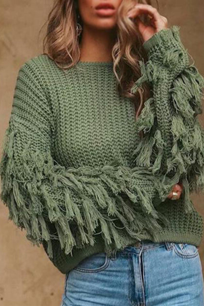 A Vintage Style Sweater with Delicate Timeless Details