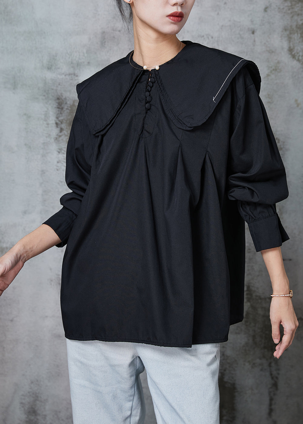 A Vintage Style Blouse with Delicate Timeless Details