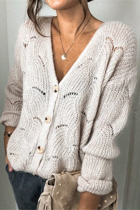 Classic Vintage Cardigan with a Flattering Fit