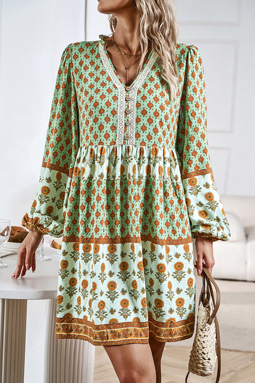 A Vintage Style Dress with Delicate Timeless Details